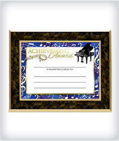 Custom Lamination Plaque, Add Your Certificate image