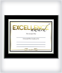 Custom Ebony Lamination Plaque image