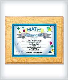 Custom Natural Lamination Plaque image