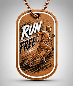 Custom Bronze Dog Tags image