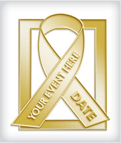 Custom Gold Awareness Pins image