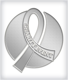 Custom Silver Awareness Pins image