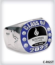 Custom Ring Top With Stones image