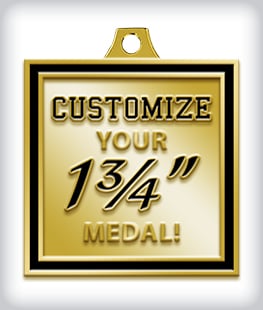 Custom 1 &frac34;&rdquo; Medal image