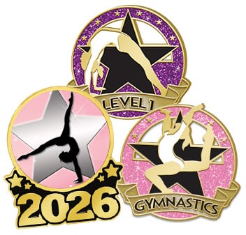 Gymnastics Pins Many Styles To Choose From!