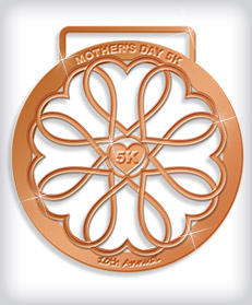 Shiny Bronze Custom 5K Medals image