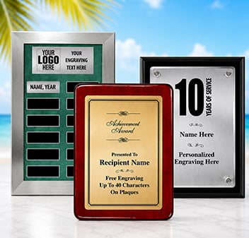 Plaques FREE 40 Characters of Engraving