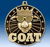3" GOAT Medal
