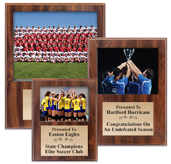 Team Photo Plaques - Personalize With Your Text