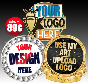 Custom Pins Features Your Logo Or Artwork