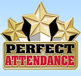 Perfect Attendance Pin