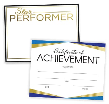 Certificates Many Styles To Choose From