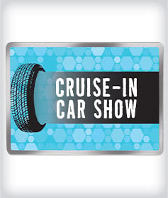 Custom Silver Plastic Dash Plaques image