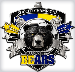 6" Custom Medal