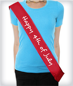 Custom Holiday Sash image