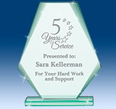 Jade Pyramid Crystal Award