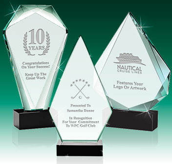 Jade Glass Crystal Awards