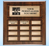 12 Plate Perpetual Award Plaque