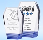 Monument Blue Rockwell Acrylic Award