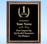 Classic Wood Award Plaque