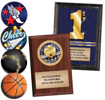 Sport Plaque Awards - Hundreds Of Activities Available