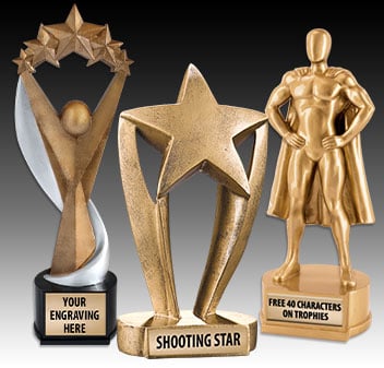Achievement Sculptures FREE 40 Characters Of Engraving