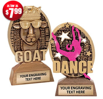 Kudos Sculptures Many Sports In Stock!
