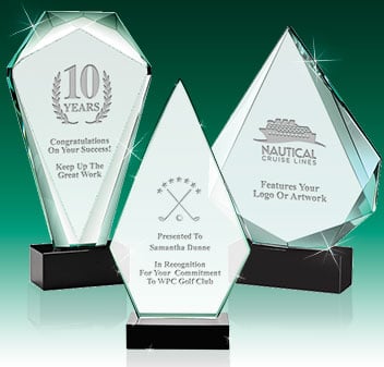 Jade Glass Crystal Awards
