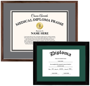 Diploma Frames Customize To Your Document Size!