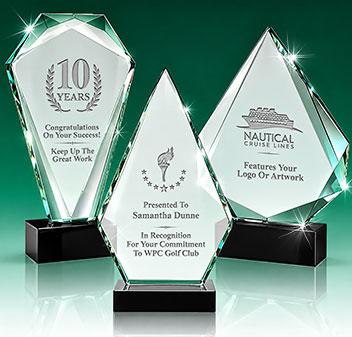 Jade Glass Crystal Awards