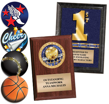 Sport Plaque Awards - Hundreds Of Activities Available