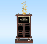 Walnut Perpetual Trophy Award
