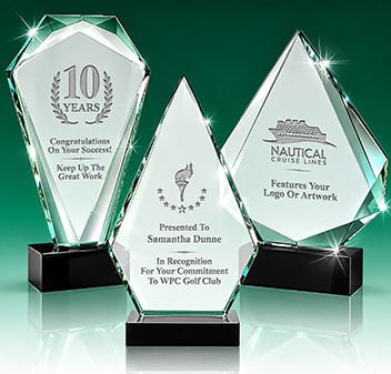 Jade Glass Crystal Awards