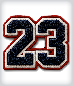 Custom Chenille Number Patch image