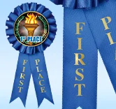 1st Place Rosette Ribbon