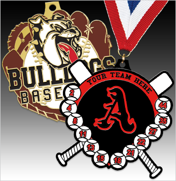 Custom Baseball Medals