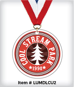 Circle Custom 2" Acrylic Medal image