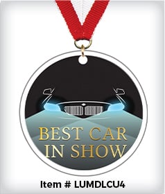 Circle Custom 4" Acrylic Medal image