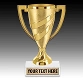 Gold Swirl Cup Trophy