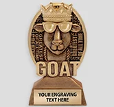 Kudos GOAT Sculpture Trophy