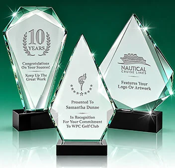 Jade Glass Crystal Awards