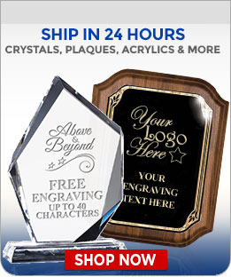 New Corporate Awards Ship in 24 hours